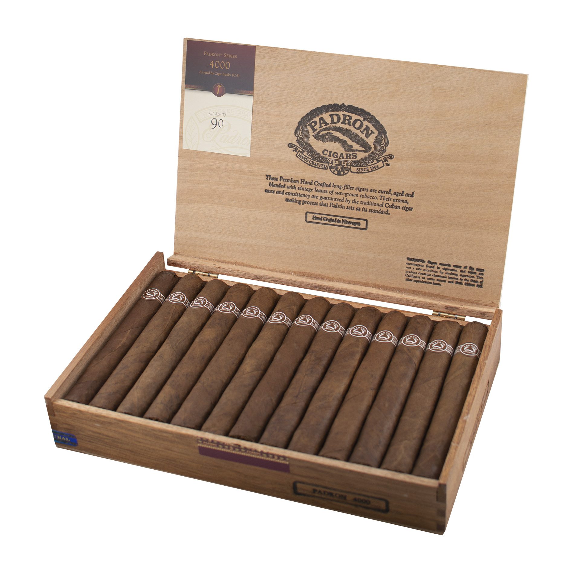 Padron 4000 Natural Toro Cigar - Box